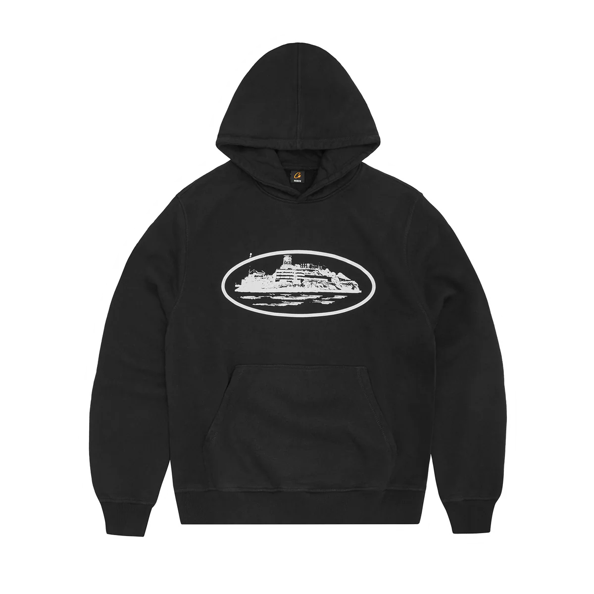 Alcatraz Hoodie Black White