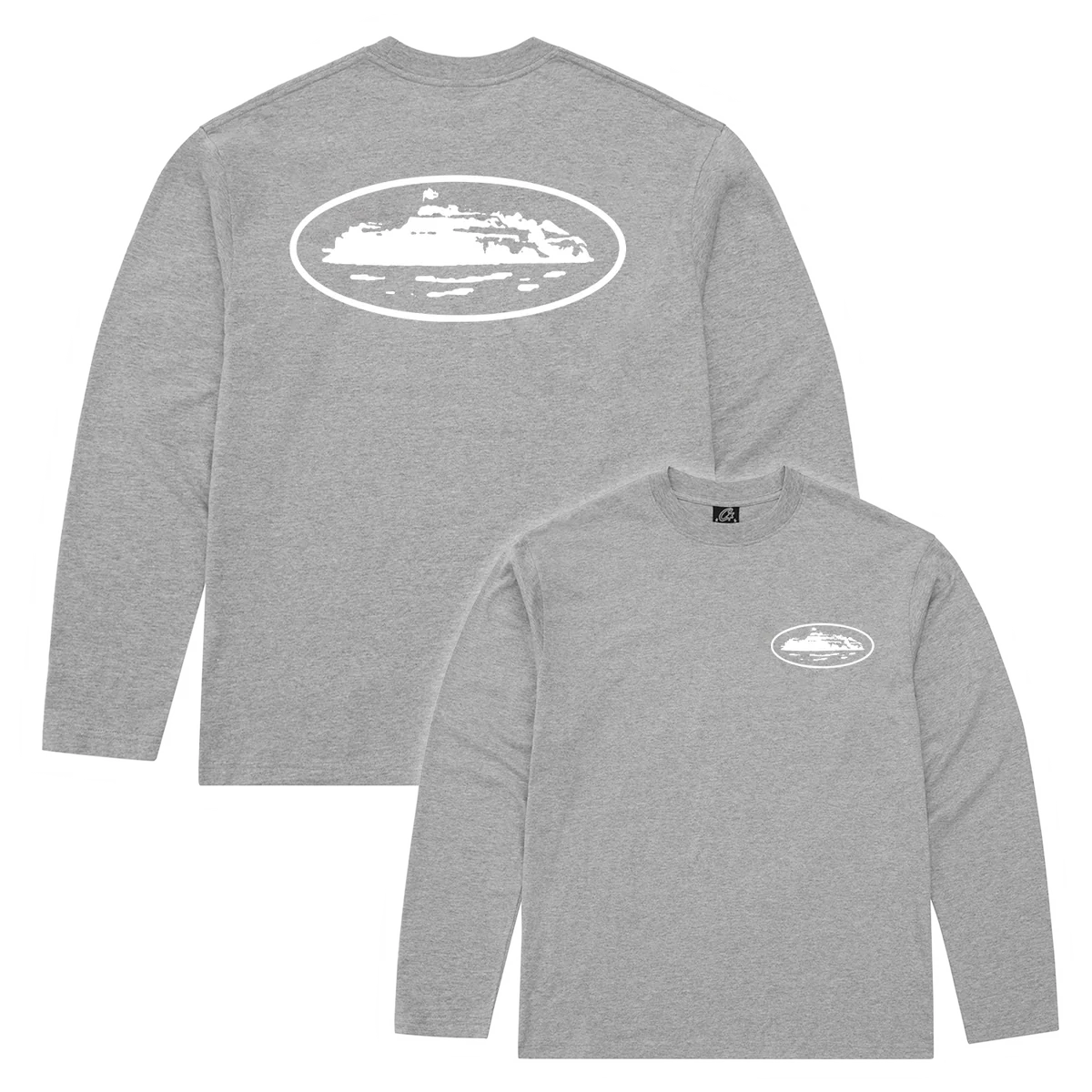 OG Island LS Tee Heather Grey