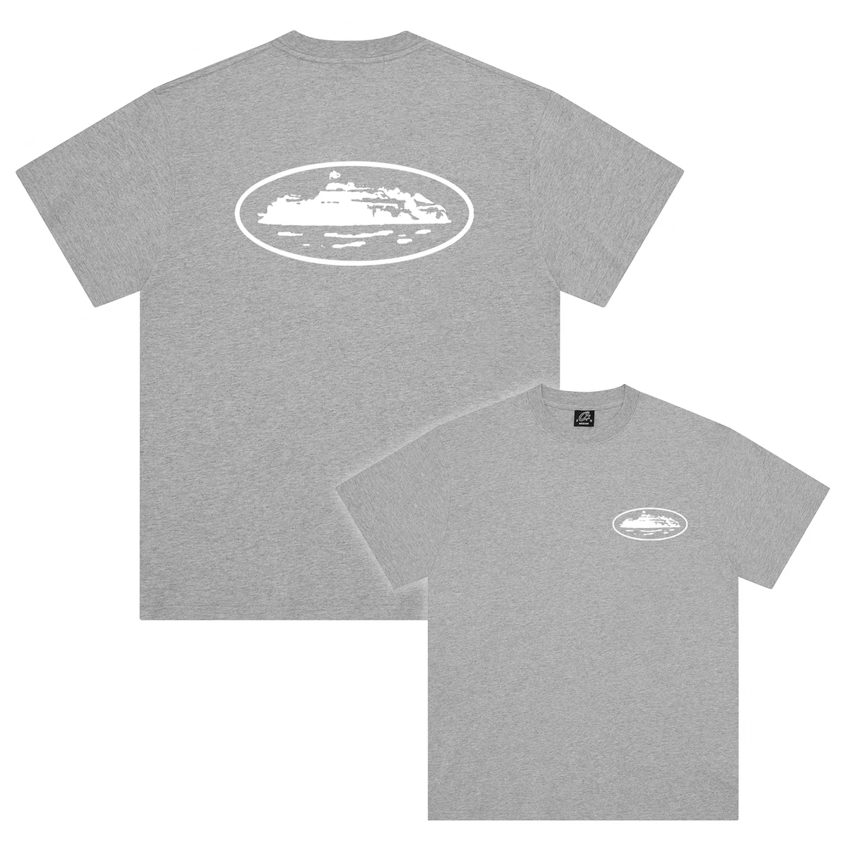 OG Island Tee Heather Grey