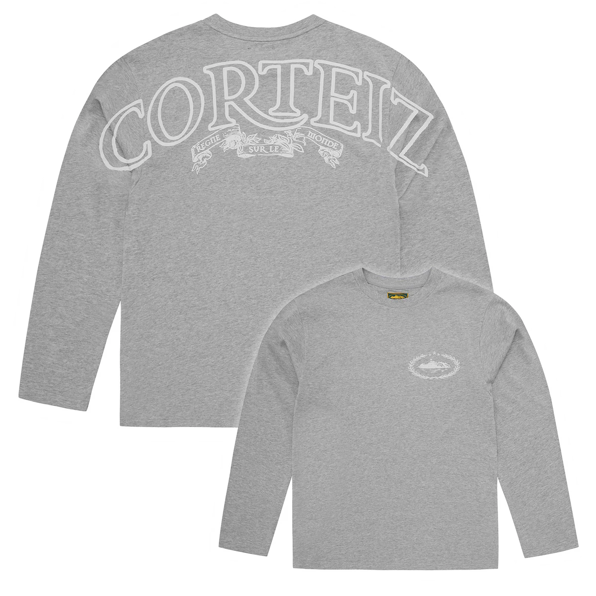 Royale Heavyweight Tee LS Heather Grey
